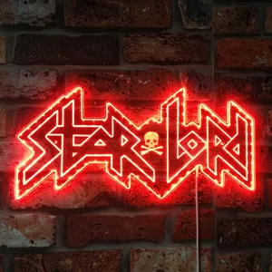 Star Lord Band Logo RGB LED Sign