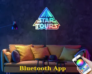 Star Tours Logo RGB LED Sign
