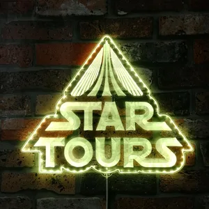 Star Tours Logo RGB LED Sign