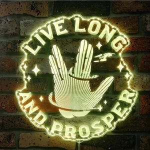 Star Trek Live Long and Prosper RGB LED Sign