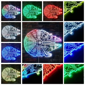 Star Wars Millennium Falcon RGB LED Sign