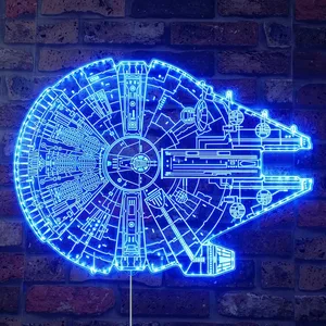 Star Wars Millennium Falcon RGB LED Sign