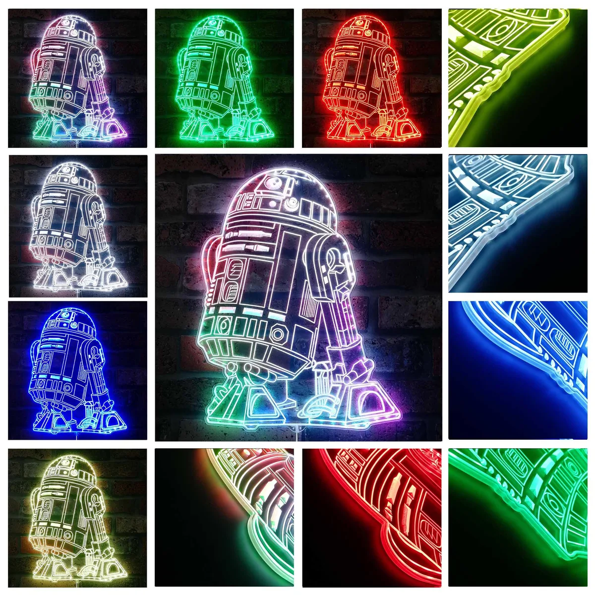 Star Wars R2D2 RGB LED Sign
