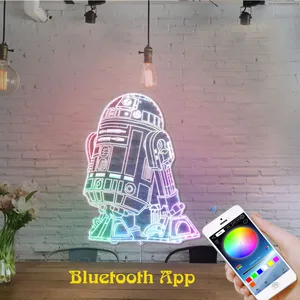 Star Wars R2D2 RGB LED Sign