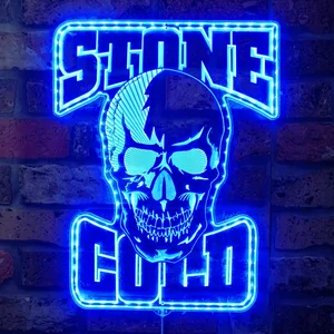 Stone Cold Logo RGB LED Sign