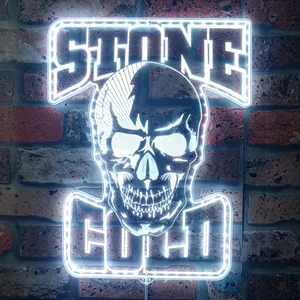 Stone Cold Logo RGB LED Sign