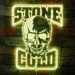 Stone Cold Logo RGB LED Sign
