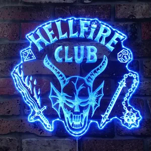 Stranger Things Hellfire Club RGB LED Sign