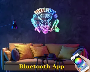 Stranger Things Hellfire Club RGB LED Sign