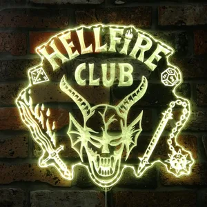 Stranger Things Hellfire Club RGB LED Sign