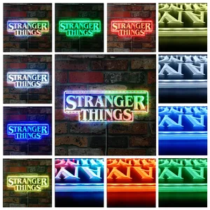 Stranger Things Logo RGB LED Sign