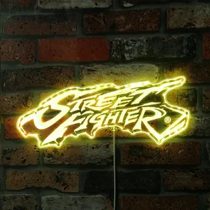 Street Fighter Logo RGB LED Sign