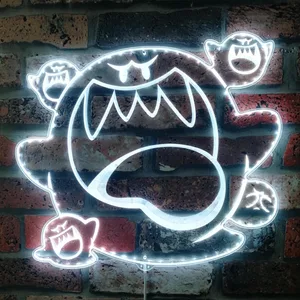 Super Mario Bros Boo 2 RGB LED Sign