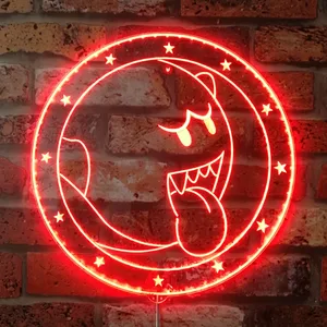 Super Mario Bros Boo RGB LED Sign