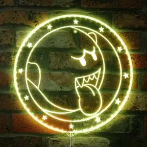 Super Mario Bros Boo RGB LED Sign