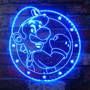Super Mario Bros Luigi RGB LED Sign