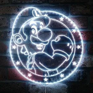 Super Mario Bros Luigi RGB LED Sign