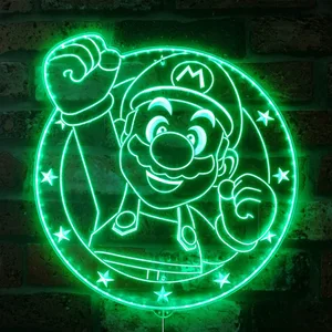 Super Mario Bros Mario RGB LED Sign