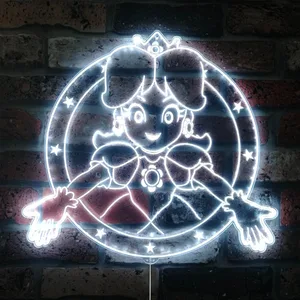 Super Mario Bros Princess Peach RGB LED Sign