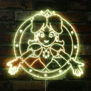 Super Mario Bros Princess Peach RGB LED Sign