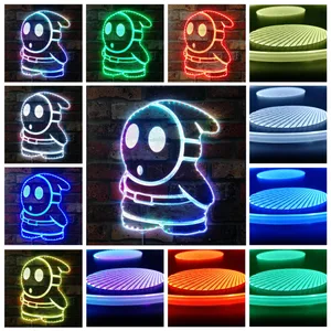 Super Mario Bros Shy Guy RGB LED Sign