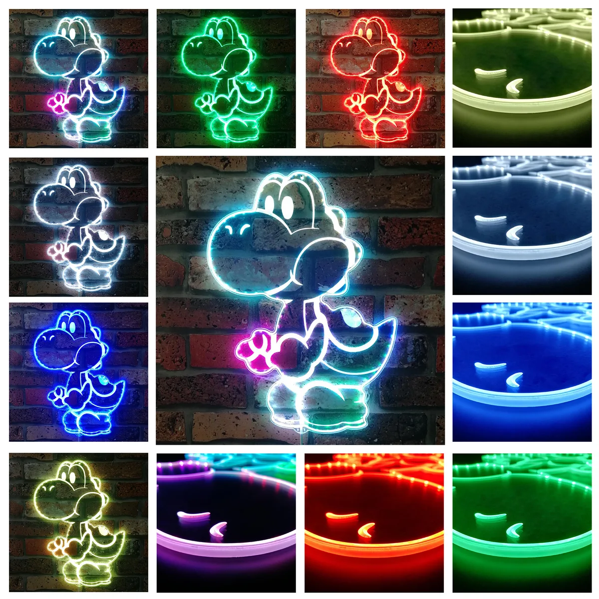 Super Mario Bros Yoshi RGB LED Sign