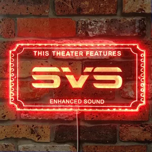 SVS Theater Sign RGB LED Sign
