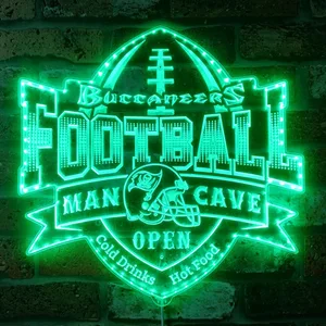 Tampa Bay Buccaneers Man Cave RGB LED Sign