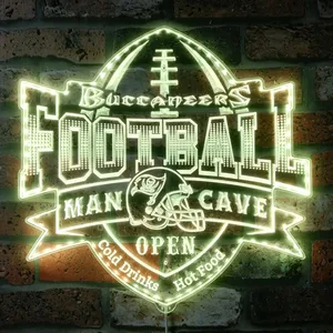 Tampa Bay Buccaneers Man Cave RGB LED Sign