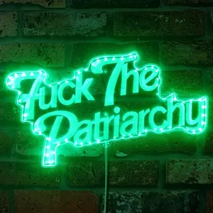 Taylor Swift Fuck the Patriarchy RGB LED Sign