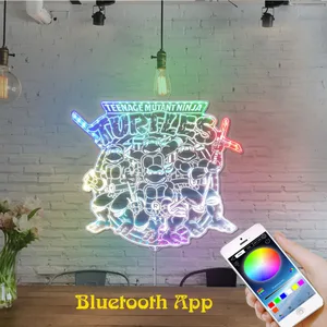 Teenage Mutant Ninja Turtles Logo RGB LED Sign