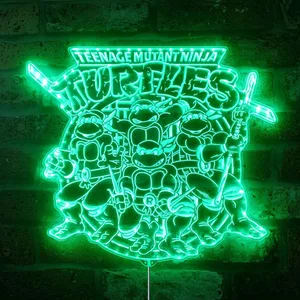 Teenage Mutant Ninja Turtles Logo RGB LED Sign