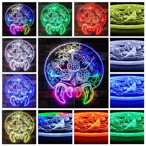 Terraria Brain of Cthulhu RGB LED Sign