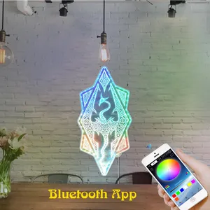 The Elder Scrolls Skyrim Dragon RGB LED Sign