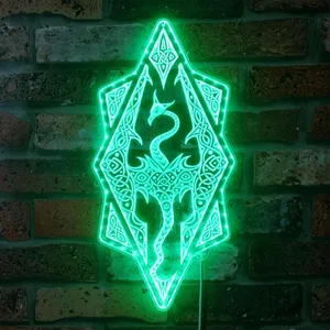 The Elder Scrolls Skyrim Dragon RGB LED Sign