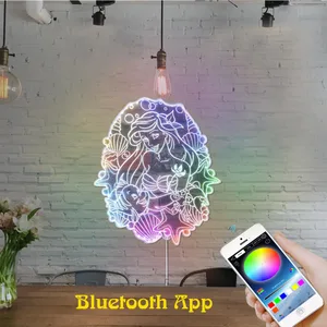 The Little Mermaid Ariel RGB LED Sign
