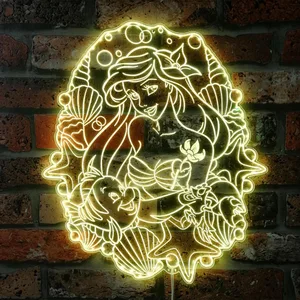 The Little Mermaid Ariel RGB LED Sign