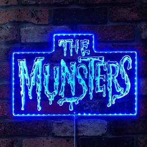 The Munsters Logo RGB LED Sign