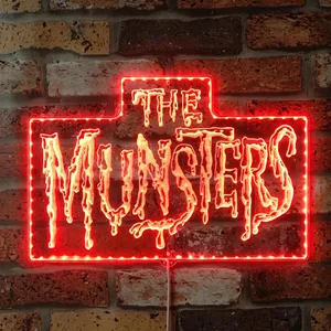 The Munsters Logo RGB LED Sign
