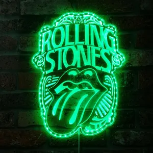The Rolling Stones Logo RGB LED Sign