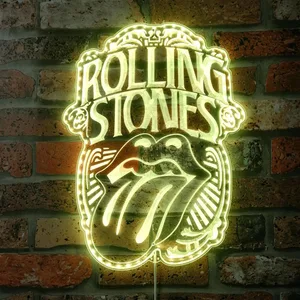 The Rolling Stones Logo RGB LED Sign