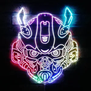 Transformers Bumblebee Head RGB LED Sign