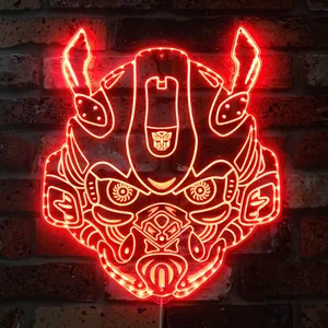 Transformers Bumblebee Head RGB LED Sign