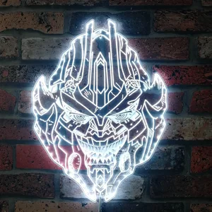 Transformers Decepticon Head RGB LED Sign