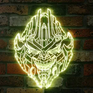 Transformers Decepticon Head RGB LED Sign