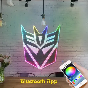 Transformers Decepticon Icon 2 RGB LED Sign