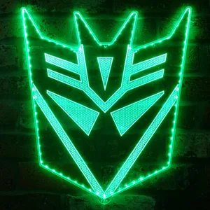 Transformers Decepticon Icon 2 RGB LED Sign
