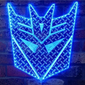 Transformers Decepticon Icon RGB LED Sign