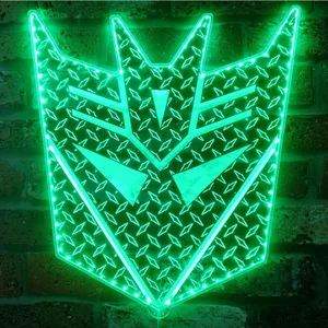 Transformers Decepticon Icon RGB LED Sign