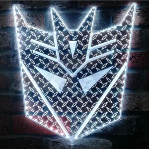 Transformers Decepticon Icon RGB LED Sign